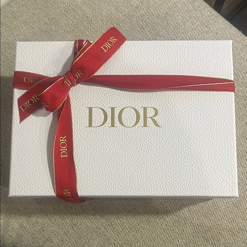 Dior Gift Box with Red Ribbon